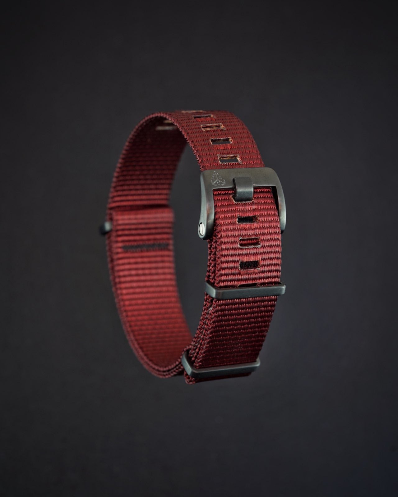 Maroon rugged watch strap - OTAN design