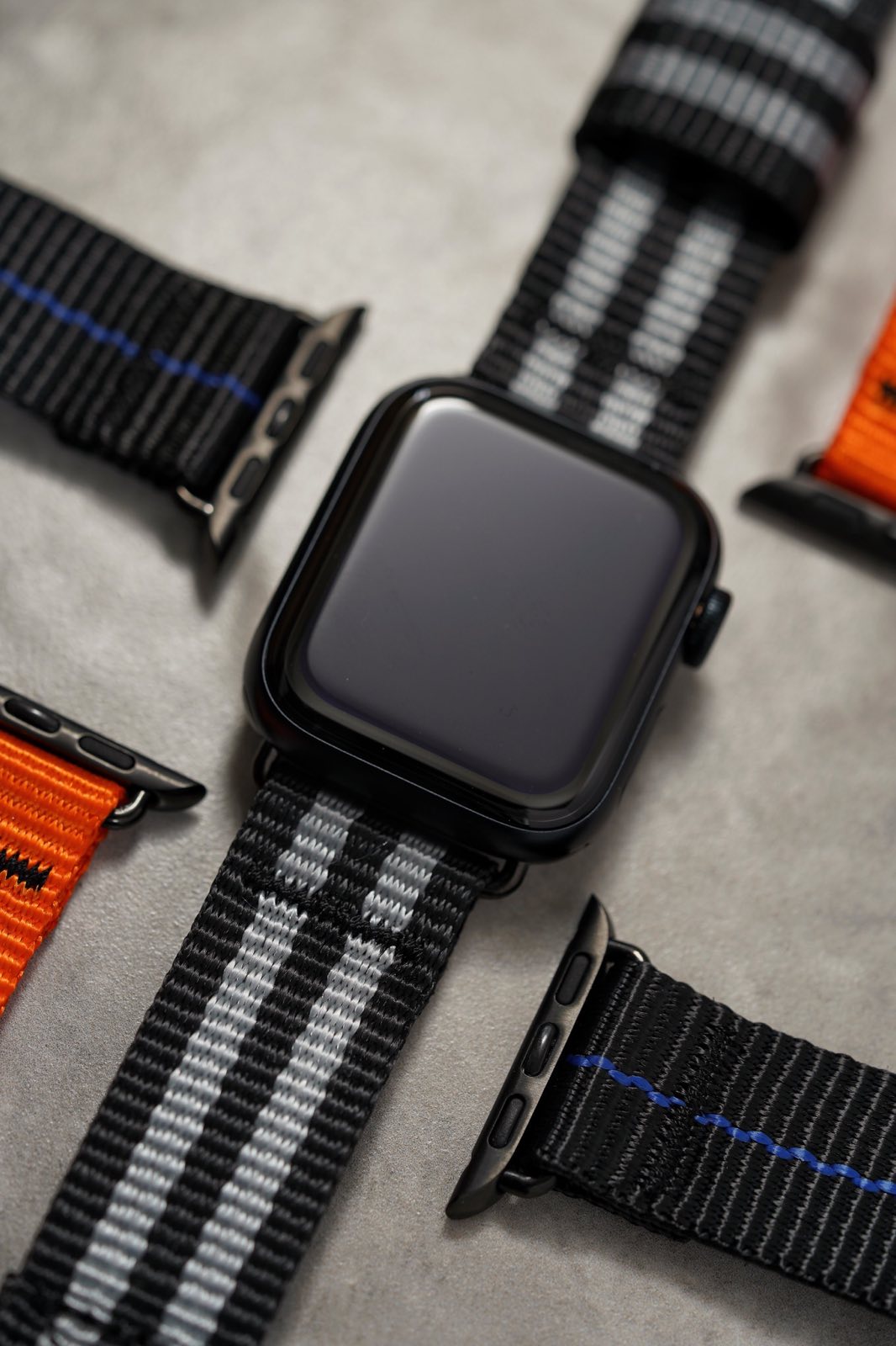 Apple smart watch strap in different colours